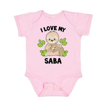 Inktastic Cute Sloth I Love My Saba with Green Leaves Gift Baby Boy or Baby Girl Bodysuit
Inktastic Cute Sloth I Love My Saba with Green Leaves Gift Baby Boy or Baby Girl Bodysuit