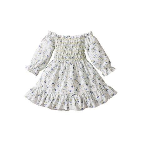 Calsunbaby Little Girls Casual Dress Fashion Floral Print Long Sleeve Elastic Boat Neck A-line Princess Dress
Calsunbaby Little Girls Casual Dress Fashion Floral Print Long Sleeve Elastic Boat Neck A-line Princess Dress