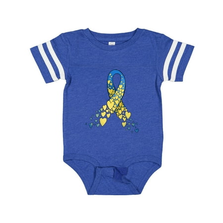 Inktastic Down Syndrome Awareness Blue and Yellow Hearts Ribbon Gift Baby Boy or Baby Girl Bodysuit
Inktastic Down Syndrome Awareness Blue and Yellow Hearts Ribbon Gift Baby Boy or Baby Girl Bodysuit
