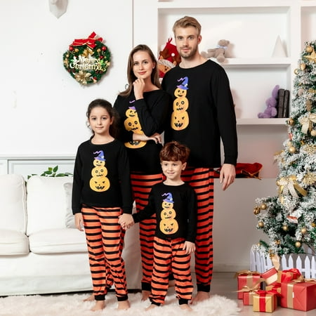 Uccdo Family Halloween Matching Pajamas Sets Pumpkin/Bat Sleepwear Holiday PJs for Women/Men/Kids/Couples
Uccdo Family Halloween Matching Pajamas Sets Pumpkin/Bat Sleepwear Holiday PJs for Women/Men/Kids/Couples