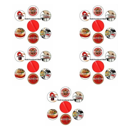 5Pcs Silicone Microwave Insulation Pad Heat Resistant Non-Slip Round Pot Placemat Baking Mat Oven
5Pcs Silicone Microwave Insulation Pad Heat Resistant Non-Slip Round Pot Placemat Baking Mat Oven