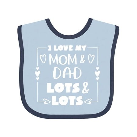 Inktastic I Love My Mom and Dad Lots and Lots- Valentines Day Hearts Gift Baby Boy or Baby Girl Bib
Inktastic I Love My Mom and Dad Lots and Lots- Valentines Day Hearts Gift Baby Boy or Baby Girl Bib