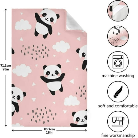 SKYSONIC Panda Kitchen Dish Towel Set of 1 Super Absorbent Soft Drying Cloth Tea Bar Towels 28 x 18 Inch
SKYSONIC Panda Kitchen Dish Towel Set of 1 Super Absorbent Soft Drying Cloth Tea Bar Towels 28 x 18 Inch