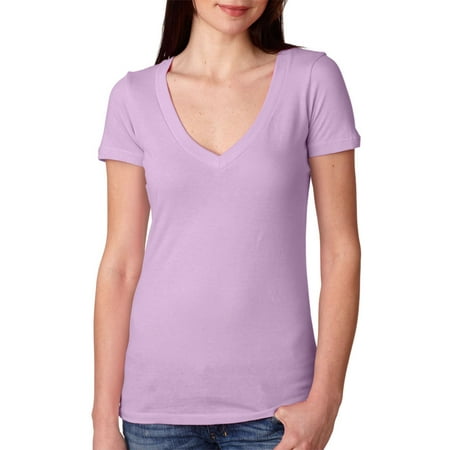 Next Level Pack of 10 Women's Signature Stylish V Jersey T-Shirt, Style N3540-Pack10
