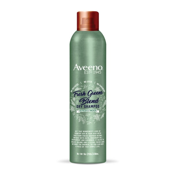 Aveeno Fresh Greens Blend Volumizing Dry Shampoo, 5 oz