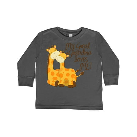 Inktastic My Great Grandma loves me! Gift Toddler Boy or Toddler Girl Long Sleeve T-Shirt
Inktastic My Great Grandma loves me! Gift Toddler Boy or Toddler Girl Long Sleeve T-Shirt