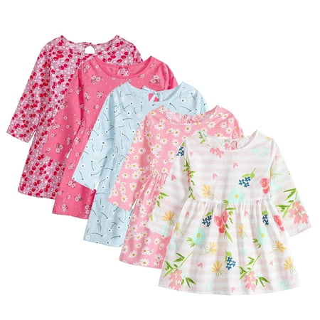 Esaierr Little Girls Princess Dress Kids Baby Girls Floral Print Casual A-Line Long Sleeve Spring Fall Dress Pullover Casual Dress Birthday Dress Skirt Toddler Dress for 1-6years
Esaierr Little Girls Princess Dress Kids Baby Girls Floral Print Casual A-Line Long Sleeve Spring Fall Dress Pullover Casual Dress Birthday Dress Skirt Toddler Dress for 1-6years