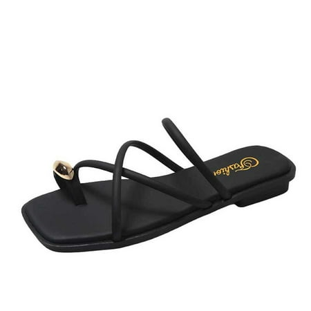 Jsezml Womens Sandals Summer Casual Strappy Sandal Mini Heels Comfortable Slip On Slides Toe Ring Fashion Beach Sandal Slippers
Jsezml Womens Sandals Summer Casual Strappy Sandal Mini Heels Comfortable Slip On Slides Toe Ring Fashion Beach Sandal Slippers