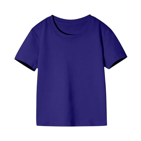 HBYJLZYG Toddler Tees Kids Boys Girl Crewneck Short Sleeve Shirts Summer Solid Color Cotton Tops 2-12T
HBYJLZYG Toddler Tees Kids Boys Girl Crewneck Short Sleeve Shirts Summer Solid Color Cotton Tops 2-12T