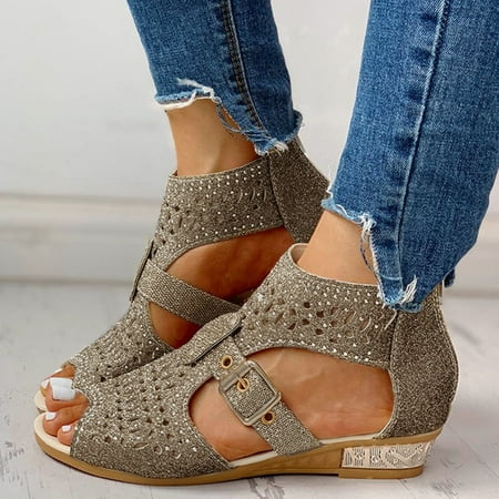 Cathalem Zip Up Out Ladies Fashion Sandals Outdoor Women s Vintage Shoes Hollow Women s sandals Womens River Sandals Gold 36
Cathalem Zip Up Out Ladies Fashion Sandals Outdoor Women s Vintage Shoes Hollow Women s sandals Womens River Sandals Gold 36