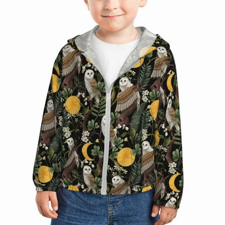 Gaeub Owls And Plants Print Athletic Sun Protection Hoodie for Kids Long Sleeve Outdoor UV Shirt Running Fishing Top for Boys Girls-3 Years
Gaeub Owls And Plants Print Athletic Sun Protection Hoodie for Kids Long Sleeve Outdoor UV Shirt Running Fishing Top for Boys Girls-3 Years
