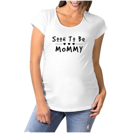 Dezsed Short Sleeve Maternity Tops Shirts Clearance Letter Print Ruched Sides Casual Mama Pregnancy Blouses Pregnant Women Clothing Summer Round Neck Novelty Tee
Dezsed Short Sleeve Maternity Tops Shirts Clearance Letter Print Ruched Sides Casual Mama Pregnancy Blouses Pregnant Women Clothing Summer Round Neck Novelty Tee