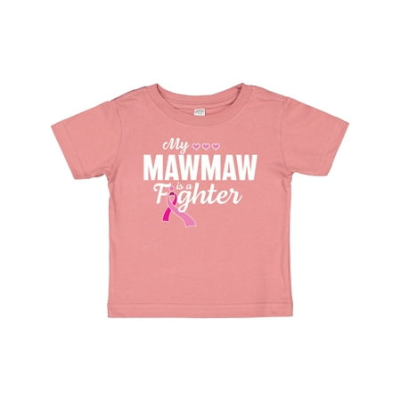 Inktastic Breast Cancer Awareness My Mawmaw is a Fighter Gift Baby Boy or Baby Girl T-Shirt
Inktastic Breast Cancer Awareness My Mawmaw is a Fighter Gift Baby Boy or Baby Girl T-Shirt
