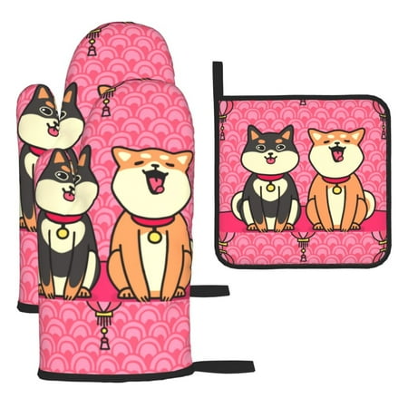 Cartoon Dog Face Oven Gloves Pot Clamp Set Non slip and Heat Resistant Kitchen Gloves Microwave Oven Barbecue Three Piece Set
Cartoon Dog Face Oven Gloves Pot Clamp Set Non slip and Heat Resistant Kitchen Gloves Microwave Oven Barbecue Three Piece Set