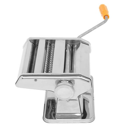 Dual-blade Multifunctional Pasta Maker Machine Adjustable Thickness Settings Noodle Maker for Homemade Spaghetti and Fettuccini Silver
Dual-blade Multifunctional Pasta Maker Machine Adjustable Thickness Settings Noodle Maker for Homemade Spaghetti and Fettuccini Silver