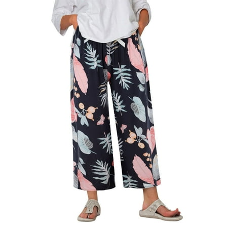 Women s Pajama Pants Comfy Printed Wide Leg Pants Bow Elastic Waist Long Pj Bottoms Summer Pants for Women Casual for Curvy Women
Women s Pajama Pants Comfy Printed Wide Leg Pants Bow Elastic Waist Long Pj Bottoms Summer Pants for Women Casual for Curvy Women
