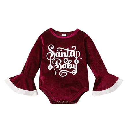 Preemie Easter Outfit Girl Baby Girls Letter Print Autumn Christmas Long Flares Sleeve Romper Bodysuit Xmas Clothes Outfits Baby Thanksgiving Bodysuit for Girls
Preemie Easter Outfit Girl Baby Girls Letter Print Autumn Christmas Long Flares Sleeve Romper Bodysuit Xmas Clothes Outfits Baby Thanksgiving Bodysuit for Girls