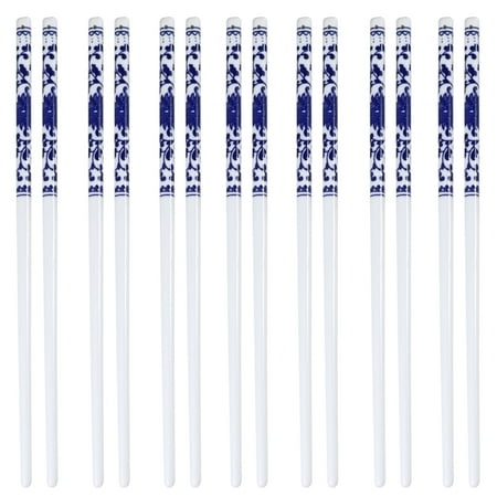 10 Pairs Blue and White Porcelain Chopsticks Ceramic Long Chopsticks Chinese Style Tableware for Home Restaurant
10 Pairs Blue and White Porcelain Chopsticks Ceramic Long Chopsticks Chinese Style Tableware for Home Restaurant
