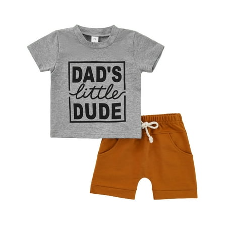 CHAMAIR Baby Boys T-shirt Shorts Set Letter Print Infant Kids Clothing 2pcs Clothes Sets (Grey 0-3m)
CHAMAIR Baby Boys T-shirt Shorts Set Letter Print Infant Kids Clothing 2pcs Clothes Sets (Grey 0-3m)