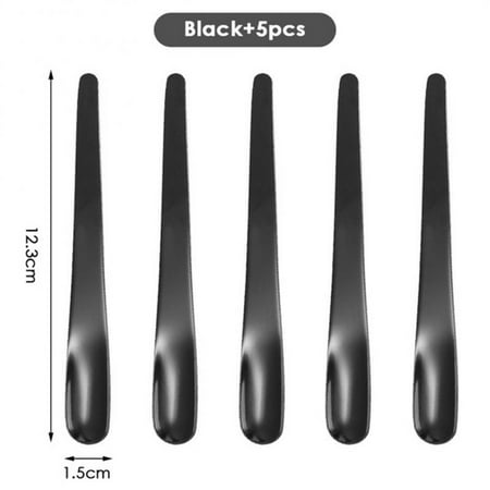 5pcs Coffee Spoon Stainless Steel Flat Spoon For Dessert Small Coffee Scoop Mixer Stirring Bar Spoon Kitchen Tableware
5pcs Coffee Spoon Stainless Steel Flat Spoon For Dessert Small Coffee Scoop Mixer Stirring Bar Spoon Kitchen Tableware