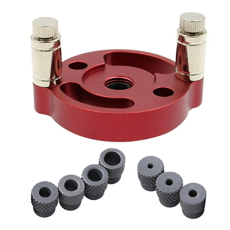 Self-Centering Drill Guide Holing with 2-10mm Drill Bushings Dowelling Red