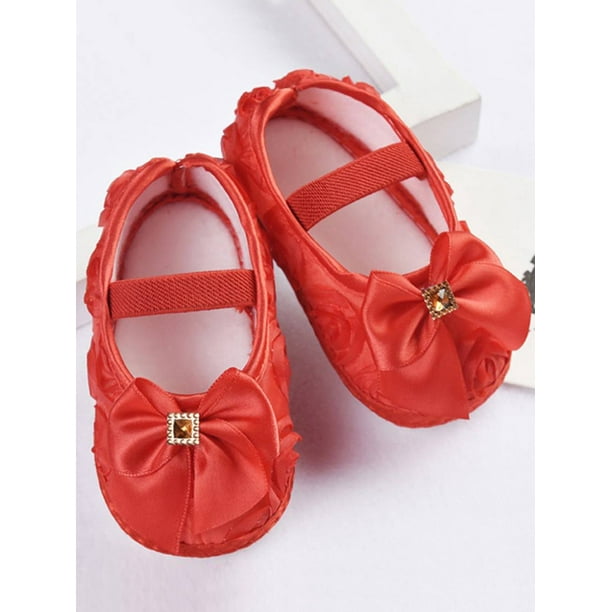 Baby Soft Bowknot Princess Shoes Anti-Slip