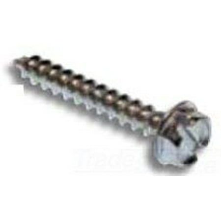 Metallics JDS182 Zinc Chromate Steel Slotted Drive Indented Hex Washer Head Sheet Metal Screw #10 x 1 Inch
Metallics JDS182 Zinc Chromate Steel Slotted Drive Indented Hex Washer Head Sheet Metal Screw #10 x 1 Inch