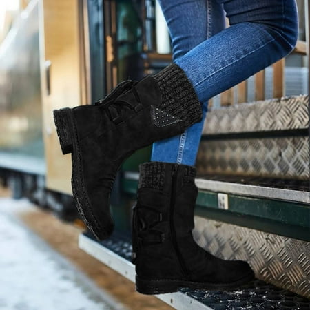 Tangnade snow boots Boots For Women Casual Vintage Retro Mid Calf Boots Lace Up Thick Heels Shoes Black 42
Tangnade snow boots Boots For Women Casual Vintage Retro Mid Calf Boots Lace Up Thick Heels Shoes Black 42
