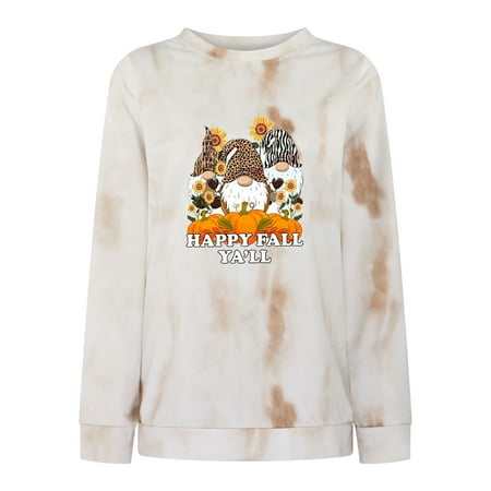 Honeeladyy Clearance under 10$ Thanksgiving Day Fashion Women s Casual Long Sleeve Printed Ladies Sweatshirts Tops
Honeeladyy Clearance under 10$ Thanksgiving Day Fashion Women s Casual Long Sleeve Printed Ladies Sweatshirts Tops