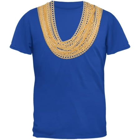 Gold Chains Blue Youth T-Shirt