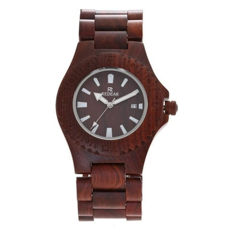Wooden Watch Natural Zebra Wood Ebony Maple Quartz Movement,Handmade Casual Wrist Watch with Gift Box, Birthday Christmas Gift C