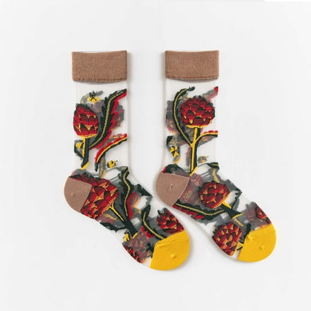 HGWXX7 Women Adult Teenager Summer Ultra Thin Flowers Trend Retro Lovely Socks
HGWXX7 Women Adult Teenager Summer Ultra Thin Flowers Trend Retro Lovely Socks