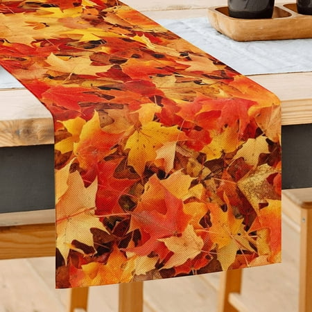 Newhomestyle Maple Leaves Table Runner for Fall and Thanksgiving Party Decoration for Dinner Table Holiday Decoration Family Dinner 13x72 inch
Newhomestyle Maple Leaves Table Runner for Fall and Thanksgiving Party Decoration for Dinner Table Holiday Decoration Family Dinner 13x72 inch