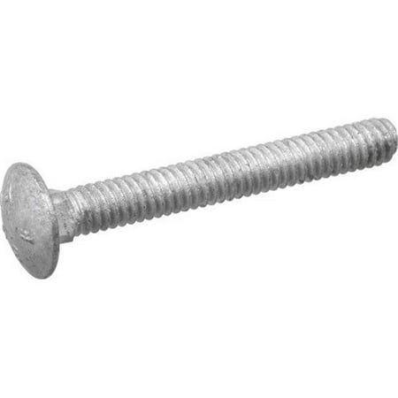 Hillman Fasteners 253606 0.25 x 4 in. Galvanized Carriage Bolts - Pack fo 100