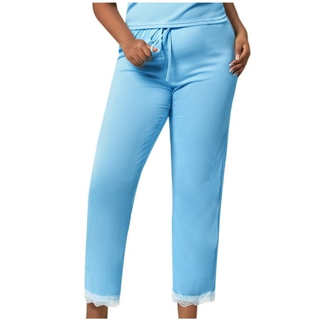 BYOIMUD Womens Thin Style Pajamas Home Pants Summer Fashion Pants for Ladies 2023 Loose Size Pants Casual Elastic Long Basic Plain Trousers Workout Blue XXL
BYOIMUD Womens Thin Style Pajamas Home Pants Summer Fashion Pants for Ladies 2023 Loose Size Pants Casual Elastic Long Basic Plain Trousers Workout Blue XXL