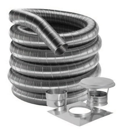 M & G Duravent 4DF304-20K 4 Inch x 20 ft. kit of 304-Alloy DuraFlex Light Liner