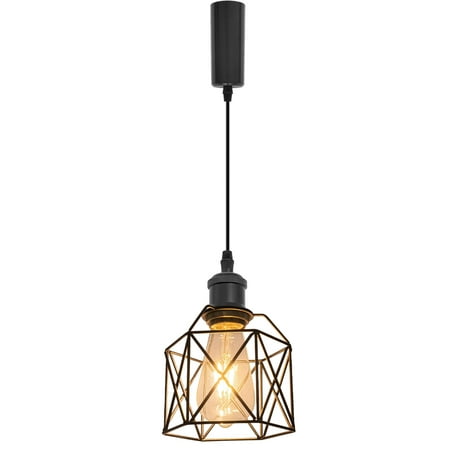 Kiven H-Type Track Lighting 1-Light Modern Halo Track Pendant Light with Iron Guard Shade & E26 Socket Adjustable Length
Kiven H-Type Track Lighting 1-Light Modern Halo Track Pendant Light with Iron Guard Shade & E26 Socket Adjustable Length