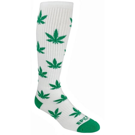 Epic Adult Over-The-Calf Weed Knee High Socks Pair