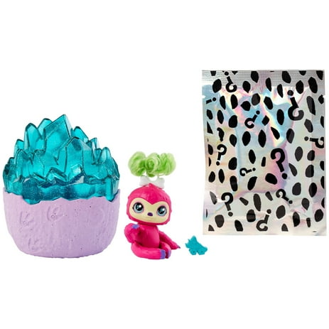 Cave Club Dino Baby Crystals, Surprise Pet with Accessories and Slime or Sand (Styles May Vary)