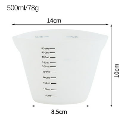 Silicone Measuring Cup With Clear Scale Food Grade Durable Non-stick DIY Cake Epoxy Resin Jewelry Making Kitchen Baking Tools
Silicone Measuring Cup With Clear Scale Food Grade Durable Non-stick DIY Cake Epoxy Resin Jewelry Making Kitchen Baking Tools