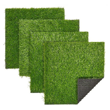 Mat Squares Turf for Decor Placemats Table Runner (12 x 12 In 4 Pack)