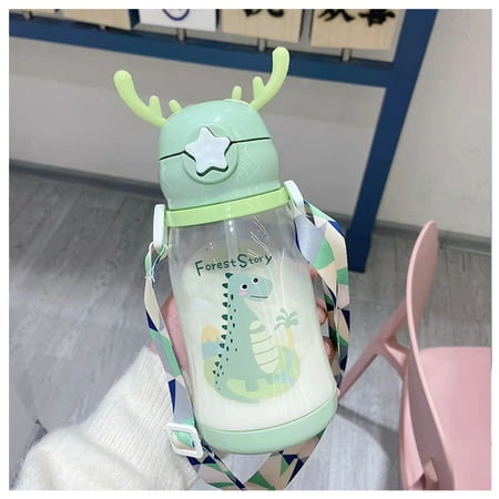 Water Bottle Antlers Shape Cartoon Print Water Bottle Built In Sealing Ring Antler Shaped Cute Thermoses 600ml The New Green
Water Bottle Antlers Shape Cartoon Print Water Bottle Built In Sealing Ring Antler Shaped Cute Thermoses 600ml The New Green