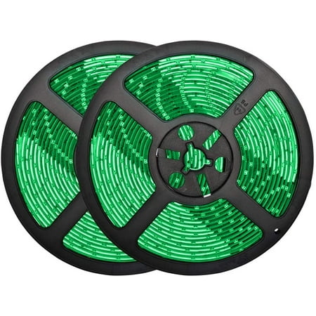 32.8ft Green LED Strip Lights Waterproof IP65 Led Strip SMD2835 Dimmable 600LEDs 12V Green LED Strip Cuttable Cabinet Car Bar Bedroom Green LED Lights Holiday Decoration Lighting LED Tape 2 Rolls
32.8ft Green LED Strip Lights Waterproof IP65 Led Strip SMD2835 Dimmable 600LEDs 12V Green LED Strip Cuttable Cabinet Car Bar Bedroom Green LED Lights Holiday Decoration Lighting LED Tape 2 Rolls