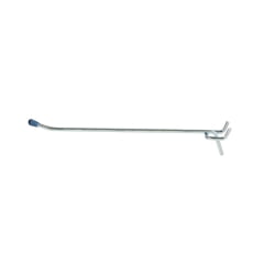 3PC Crawford Crawford - 18380 - Silver 8 in. Peg Hooks - 3/Pack