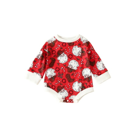 Infant Baby Christmas Romper Long Sleeve Santa Pattern Bodysuit Newborn Fall Winter Playsuit
Infant Baby Christmas Romper Long Sleeve Santa Pattern Bodysuit Newborn Fall Winter Playsuit