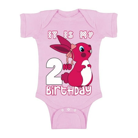Awkward Styles It is My 2nd Birthday Baby Bodysuit Pink Bunny Romper Birthday Girl Top
Awkward Styles It is My 2nd Birthday Baby Bodysuit Pink Bunny Romper Birthday Girl Top