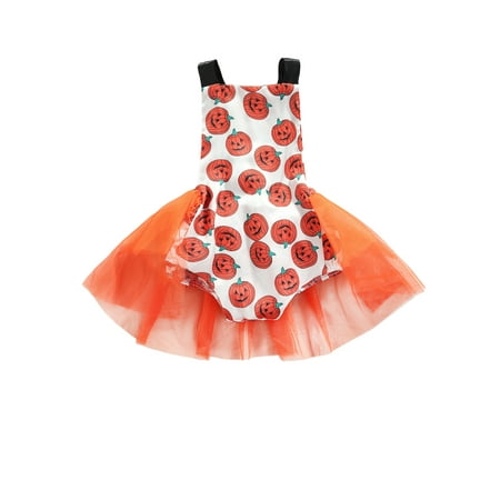 Baby Girl Halloween Clothes Sleeveless Backless Pumpkin Print Dress Romper Jumpsuit Holiday Outfits
Baby Girl Halloween Clothes Sleeveless Backless Pumpkin Print Dress Romper Jumpsuit Holiday Outfits