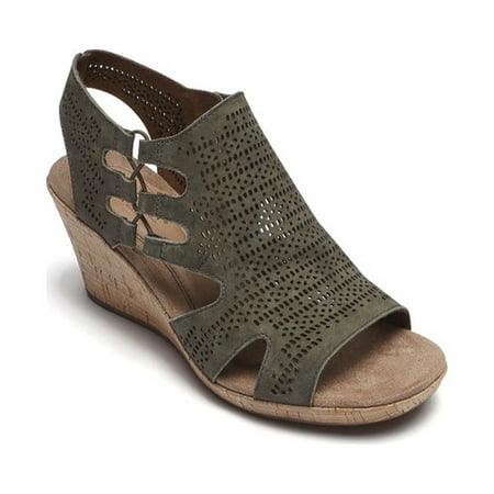 Women s Rockport Cobb Hill Janna Perforated Slingback Sandal