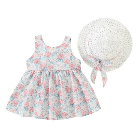 Toddler Girls Summer Dress Sleeveless Bowknot Floral Print Ruffles Princess Dress Dance Party Dresses Baby Girl Clothes
Toddler Girls Summer Dress Sleeveless Bowknot Floral Print Ruffles Princess Dress Dance Party Dresses Baby Girl Clothes