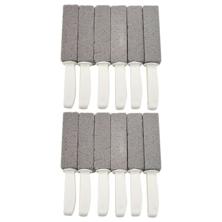 Toilet Bowl Pumice Cleaning Stone with Handle for Toilet Cleaning Hard Water Ring Remover 12 Pack
Toilet Bowl Pumice Cleaning Stone with Handle for Toilet Cleaning Hard Water Ring Remover 12 Pack